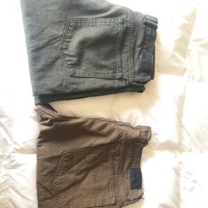 (2) Gap 1969 Jeans Slim 36x32